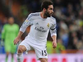 Dani Carvajal, pendant un match avec le Real Madrid. Twitter