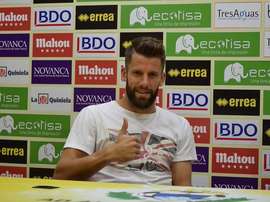 Dani Jiménez, contento por el inicio del Alcorcón. Twitter