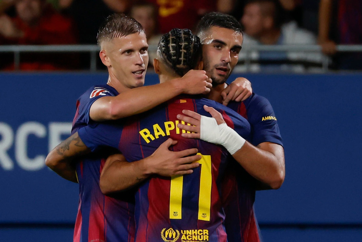 Raphinha and Ferran Torres ruled out of Champions League clash