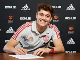 United a souhaité la bienvenue à Daniel James. ManchesterUnited