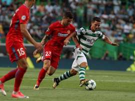 O jovem avançado magoou-se no jogo de há uma semana. Twitter/SCP