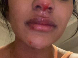 Daniela Cortés denunciou agressões de Sebastián Villa .Captura/DaniCortesms