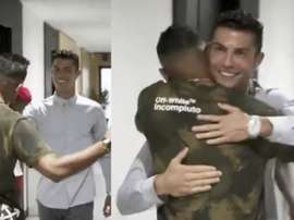 Danilo et Cristiano se retrouvent. JuventusFC