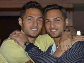 Danilo y Dario D'Ambrosio, jugadores italianos y hermanos gemelos.