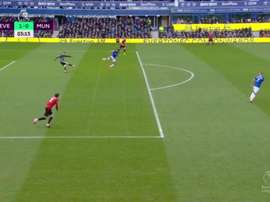 De Gea sbaglia il rinvio e regala il goal a Calvert-Lewin. DAZN