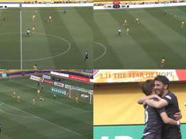 Villa montre encore qu'il en a sous les crampons. Capture/Vissel Kobe