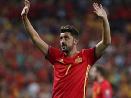 David Villa spoke about his career. EFE