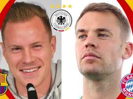 Ter Stegen y Neuer, futuro y pasado de 'Die Mannschaft'. DAZN