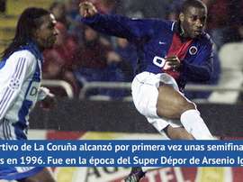 El Deportivo jugó sus primeras semifinales europeas en 1996. DAZN