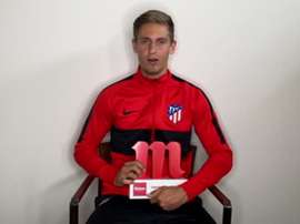 Marcos Llorente, agradecido con la afición. DAZN
