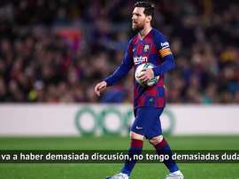 Messi, ídolo para Íñigo Martínez. DAZN
