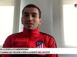 A Ángel Correa le hubiera encantado jugar junto a Forlán. DAZN