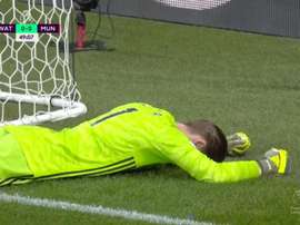 De Gea made a clanger as Watford scored twice in four minutes v Man Utd. Captura/DAZN