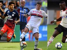 Geubbels, Pellegri et Vinícius, trois stars en devenir. EFE/AFP
