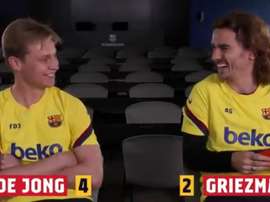 Duel De Jong-Griezmann autour du Clásico. Capture/FCBarcelona