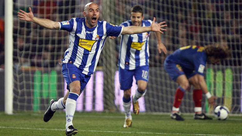 El doblete de De la Peña en el Camp Nou | Fuente: BeSoccer