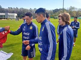 Pedro de la Vega entrenó por primera vez con Argentina Sub 20. Argentina