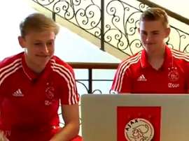 De Ligt et de Jong ont choisi Messi. AjaxTV