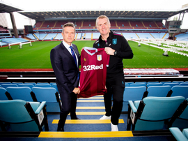 Dean Smith Aston Villa. Twitter/AVFCOfficial