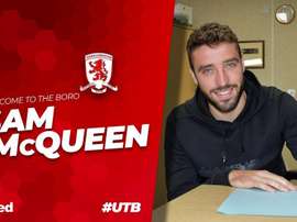 McQueen has joined the Teessiders on a season-long loan. MFC