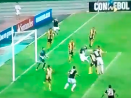 Del Pino Mago marcó el único tanto del partido. Captura/FoxSports