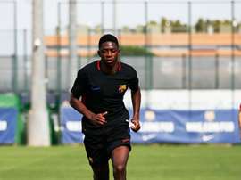 Merino s'est défait dans des éloges vers Ousmane Dembélé. FCBarcelona