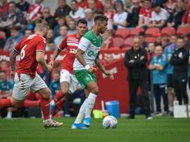 Bouanga a ouvert le score pour les Stéphanois. ASSE