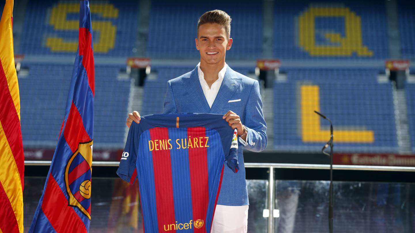 Maillot Domicile FC Barcelona Denis Suárez Maillot Domicile FC Barcelona Denis Suárez