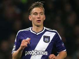 Dennies Praet, joueur de l'Anderlecht aimerait aussi jouer à Seville. Twitter.