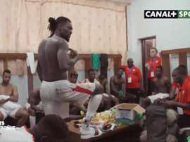 Dernier discours d'Adebayor avec le Togo. Capture / Canal + Sport Afrique