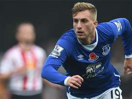 Deulofeu, en una imagen del Norwich-Everton. Twitter