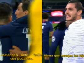 Di María insultait les joueurs du BvB. Capture/MovistarLigaDeCampeones
