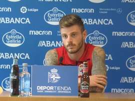 El lateral analizó el próximo encuentro liguero. RCDeportivo