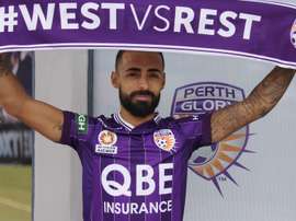 Diego Castro estará al menos seis semanas de baja por lesión. PerthGlory