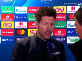 Simeone agradeció el recibimiento. Captura/Movistar