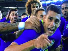 Diego Souza marcó a los 10 segundos de empezar el partido. Twitter