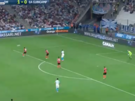 Payet stunned onlookers with a mesmerising goal. Screenshot/Canal+