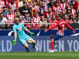 Dmitrovic frenó al Atlético de Madrid. EFE