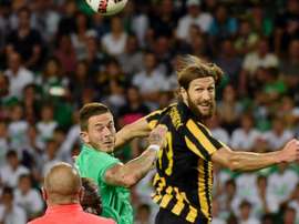 AEK precisa da confirmação para ser campeão. AFP