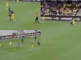 Espectacular jugada de Sancho y gol de Hazard. Captura/BorussiaDortmund