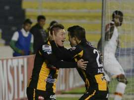 Dos goles de Chumacero le dio la victoria a los bolivianos. Twitter/ClubStrongest