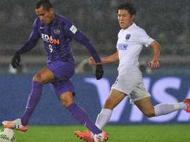 Douglas, en un encuentro del Sanfrecce Hiroshima. FIFA