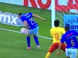 Dueñas firmó el gol tonto de la jornada. Captura