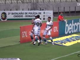 Rodrigo Muniz scores for Coritiba at Castelão. DUGOUT