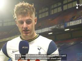 Joe Rodon was very happy at getting a 0-0 draw at Tottenham. DUGOUT