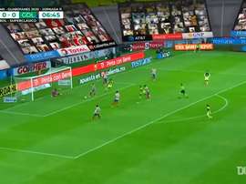 América won 1-0. DUGOUT