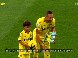 Santi Cazorla has been doing exercise at home during the lockdown period. DUGOUT