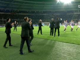 Le superbe coup franc de Del Piero contre le Zenith. dugout