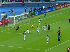 La Juventus perde contro il Barcellona. Dugout