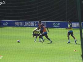 Crystal Palace have begun contact training ahead of the PL's resumption. DUGOUT